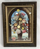 Floral Print Framed