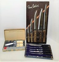 Knife Sets in Boxes - Lot of 3