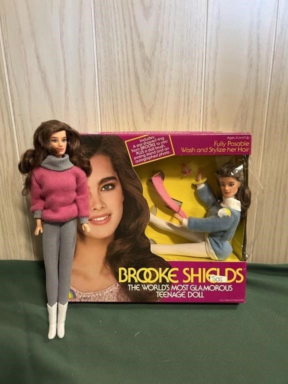 1982 Brooke Shields Doll-Box has condition issues
