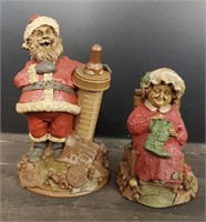 Tom Clark Santa Baby & Mrs. Claus Gnomes