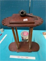 Pipe Stand and Tobacco Tin