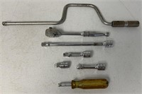 7 Snap-on Ratchet,Extensions,3/8 ' Drive,Spinner