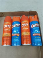 4 cans of new bug repellent