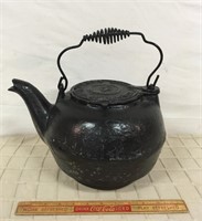UNIQUE EARLY CAST KETTLE- STAMPED AMHERST NS