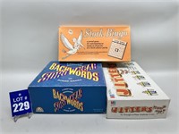 Stork Bingo, Backwords & Jitters Games