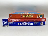 Hangman, Ungame & Advance to BoardWalk
