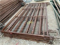 5pc 10'x7.5' round Pipe Fence Panels