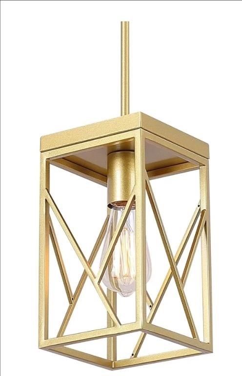(New) Fivess Lighting Modern Gold Pendant Light