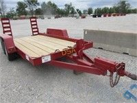 2008 ASM Low Profile Flatbed Tag Trailer,