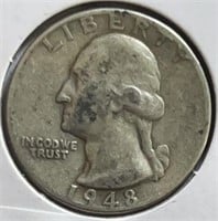 1948 Washington Quarter Silver
