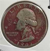 1947D Washington Quarter Silver