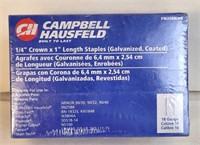Campbell Hausfeld 1/4" Crown x 1" Length Staples