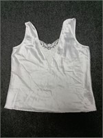 Vintage dressy undershirt tank, size medium