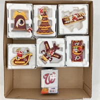 Tray- Redskins Christmas Ornaments