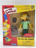 The Simpsons 2001 PIN PAL MR. BURNS Figure