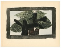 Georges Braque 1959 pochoir "L'arbre"