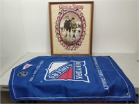 Team Canada 1974 Poster & New York Rangers Flag