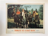 Tribute to a Bad Man original 1956 vintage lobby c