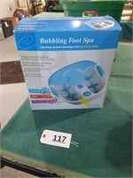 Bubbling Foot Spa