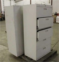 (2) Steel File Cabinets, 5 Drawer, Approx