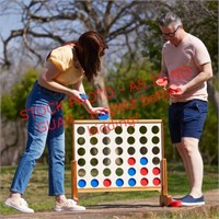 YardGames 3x2ft Giant 4 In a Row Yard game