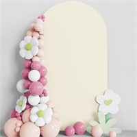 6.6FT Arch Backdrop Cover (Beige)