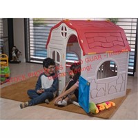 RQP Kids Cottage Plastic Outdoor Playhouse