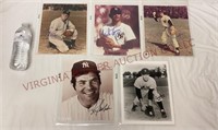 MLB New York Yankees Autographed Photos - 5