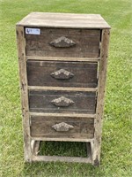 Wood small dresser