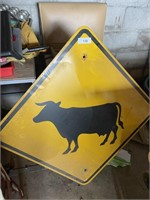 COW SIGN 30X30