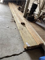 4- 10' DECK BOARDS AND 2 2X4