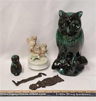 Owl Lot-Brass/Ceramic/Musical