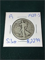 G 1923-S Silver Walking Liberty