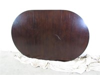 Dark, Rustic, Rounded Dining Table