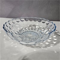 8" blue bubble bowl