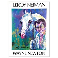 Leroy Neiman (1921-2012), "Wayne Newton" Plate Sig