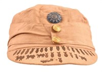 WWII Chinese Nationalist  Air Force Tan Field Cap