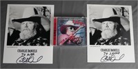 Charlie Daniels Autographed Photos & Signed CD