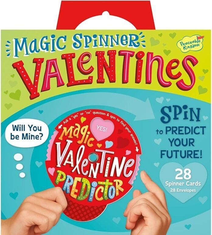 PEACEABLE KINGDOM Valentine Magic Spinner Cards, 1