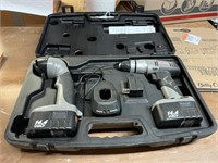 14.4v Craftsman Drill and Light Set