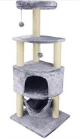 HUITREE 45IN CAT TREE TOWER WITH BIG CAT CONDO