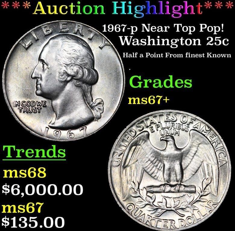 ***Auction Highlight*** 1967-p Washington Quarter