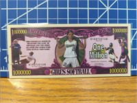 Girls softball banknote