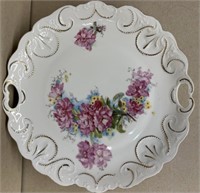 Hand painted Ribbon plate
