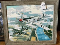 Military Plane Painting