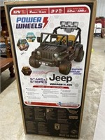 Power wheel stars & stripes jeep wrangler