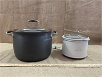 Crock pot and large pot