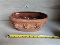 Decorative Clay 10" Planter