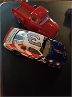 DIE CAST#3 AND RED TRUCK