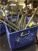 ASSORTED LARGE SIZE WRENCHES, COBRA, WRIGHT
